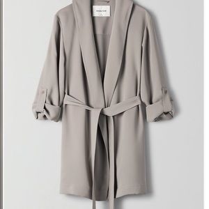 Babaton mid length robe jacket
